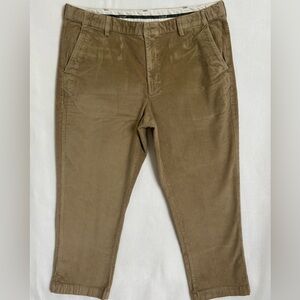 L.L. Bean Men’s Sz 40x29 Corduroy khaki Pants Stretch Natural Fit Comfort Waist